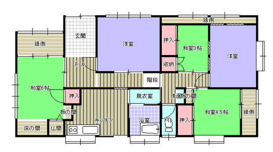 Floor plan. 8.9 million yen, 4LDK + S (storeroom), Land area 297 sq m , Building area 97.85 sq m