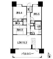Floor: 3LDK, the area occupied: 72.8 sq m, Price: 20,150,000 yen