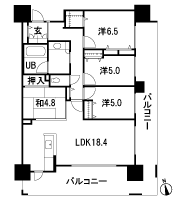 Floor: 4LDK, occupied area: 90.73 sq m, Price: 27,700,000 yen ~ 30,300,000 yen
