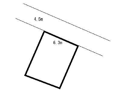 Compartment figure. Land price 2.9 million yen, Land area 92.03 sq m