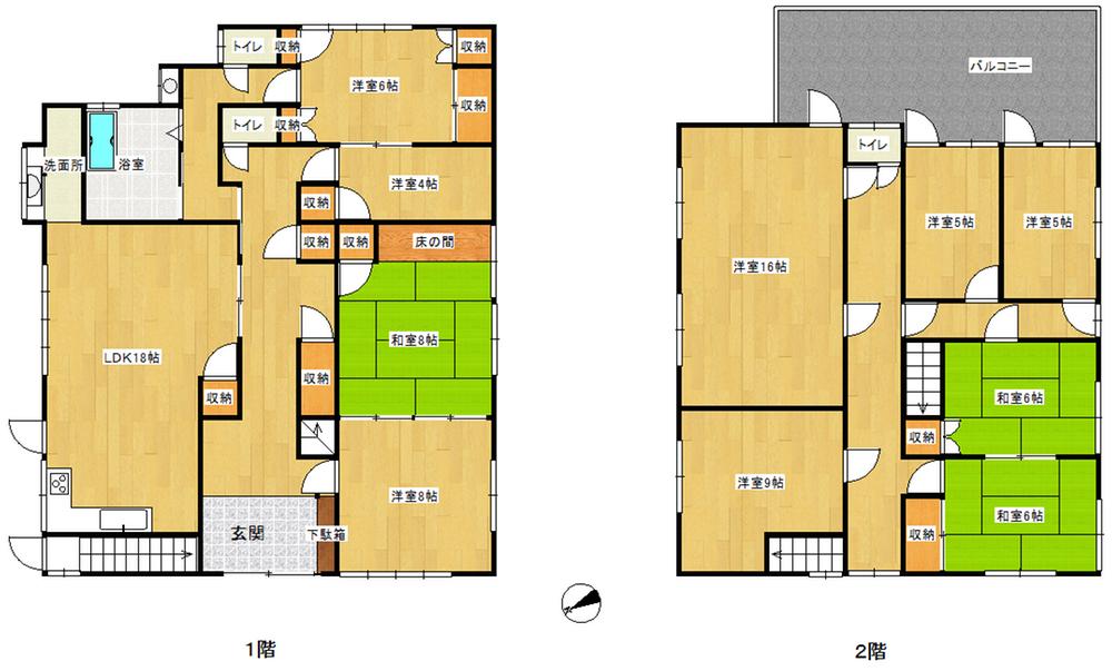 Floor plan. 25 million yen, 10LDK, Land area 338.48 sq m , Building area 245.48 sq m