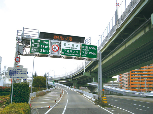 Surrounding environment. Urban expressway "Shimoitozu" lamp (about 660m ・ About 1 minute by car)