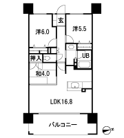 Floor: 3LDK, occupied area: 70.11 sq m, Price: 18,800,000 yen ~ 19,250,000 yen