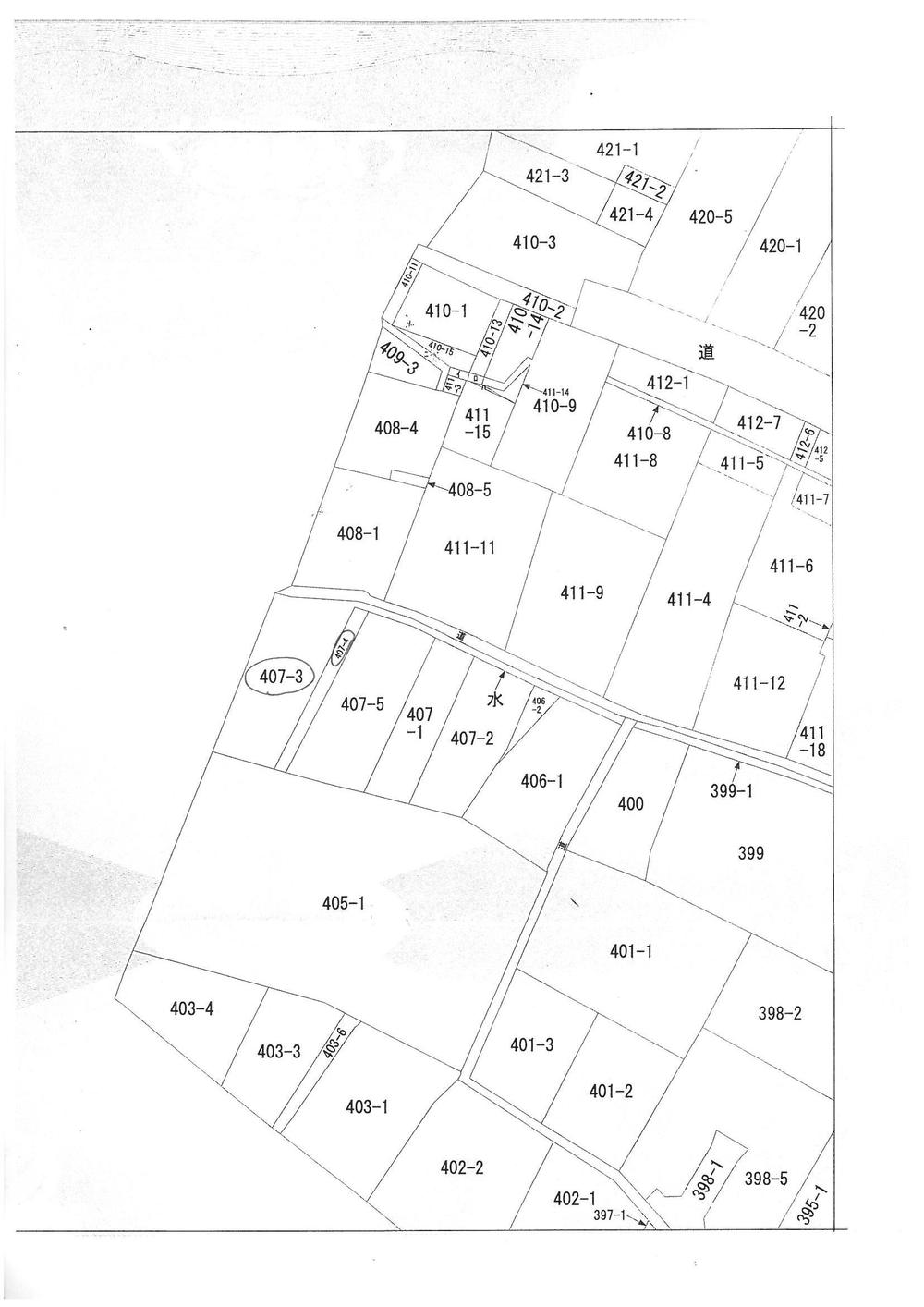 Compartment figure. Land price 35 million yen, Land area 322.88 sq m shaped diagram
