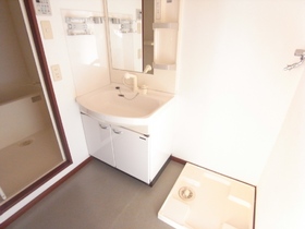 Washroom. Wash basin with shampoo dresser!
