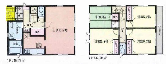 Floor plan. 19.5 million yen, 4LDK, Land area 144.42 sq m , Building area 93.14 sq m   ◆ Property you'd like We take a look