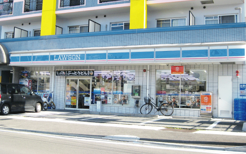 Convenience store. Lawson Kokuraminami District Kokurakita how chome store up (convenience store) 321m