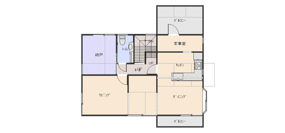 Floor plan. 35 million yen, 5LDK + S (storeroom), Land area 343.56 sq m , Building area 198.98 sq m