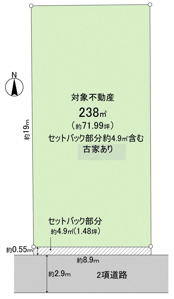 Compartment figure. Land price 7 million yen, Land area 238 sq m