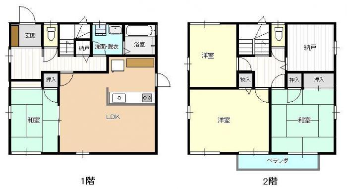 Floor plan. 22 million yen, 4LDK+S, Land area 202.6 sq m , Building area 120.27 sq m