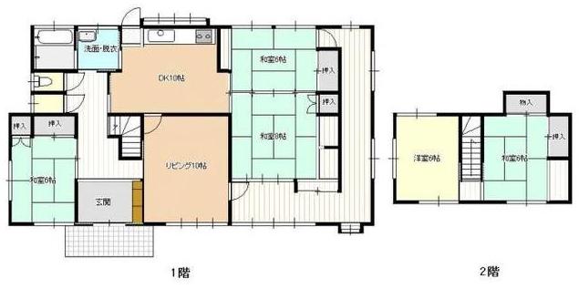 Floor plan. 28 million yen, 6DK + S (storeroom), Land area 836.95 sq m , Building area 148.7 sq m