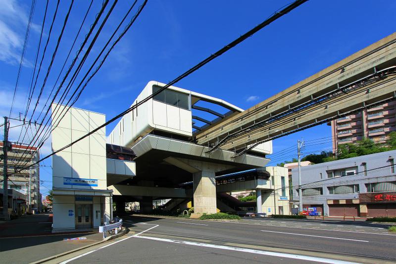 station. 709m to Kitakyushu monorail Tokuriki storm Yamaguchi Station