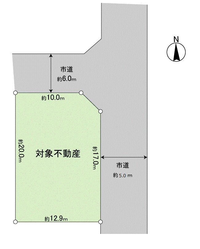 Compartment figure. Land price 21,800,000 yen, Land area 243.08 sq m