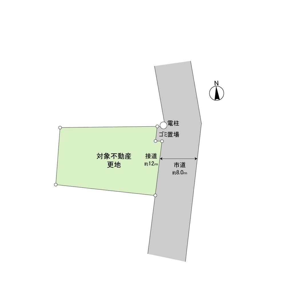 Compartment figure. Land price 11.8 million yen, Land area 269 sq m