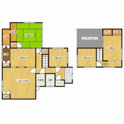 Floor plan. 12.9 million yen, 4LDK, Land area 168.31 sq m , Building area 101.55 sq m