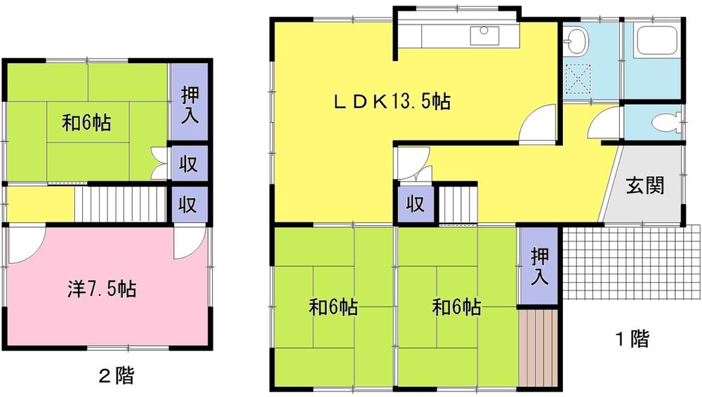 Floor plan. 8.5 million yen, 4LDK, Land area 170.47 sq m , Building area 93.57 sq m