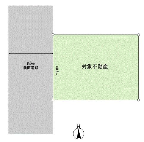 Compartment figure. Land price 6.8 million yen, Land area 90.56 sq m