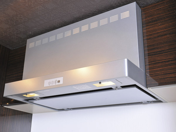 Kitchen.  [Range food] Fluorine paint rectification plate effect further up oily smoke collecting force nor cleaning of the. Grease filter adopts hard burring filter clogging. Is the range hood of the slim design and attention to ease of use. (All photos are the same specification)