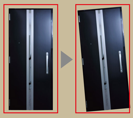 Building structure.  [Seismic entrance door] It is modified the entrance of the frame in the earthquake, Adopt a seismic door frame to open the front door. It prevents the confinement of the event in the dwelling unit. (Same specifications)