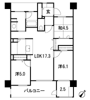 Floor: 3LDK + Sun Room, the occupied area: 77.84 sq m, Price: 25.2 million yen