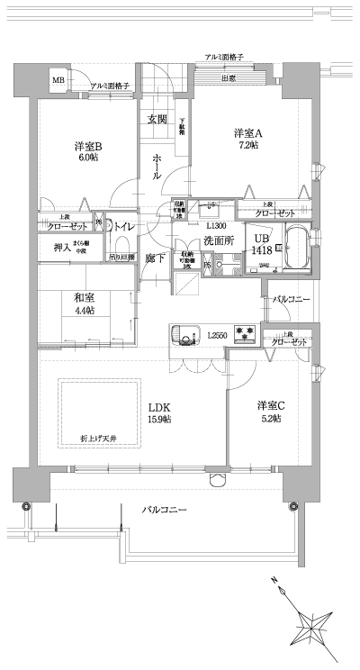 Floor: 4LDK, occupied area: 83.46 sq m, Price: 23,170,000 yen ~ 24,610,000 yen