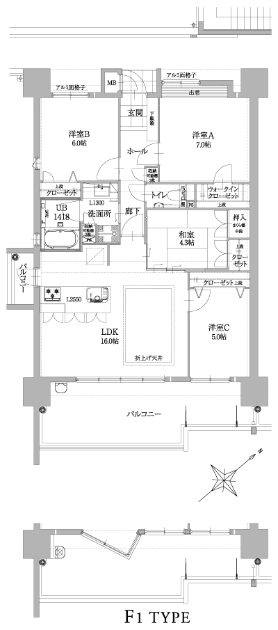 Floor: 4LDK, occupied area: 84.92 sq m, Price: 23,680,000 yen ・ 24,190,000 yen