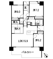 Floor: 4LDK, occupied area: 83.46 sq m, Price: 22,340,000 yen