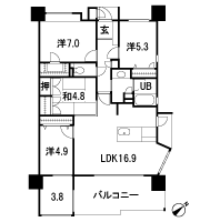 Floor: 4LDK + Sun Room, the occupied area: 91.24 sq m, Price: 26,140,000 yen ~ 29,430,000 yen