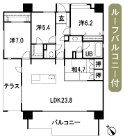 Floor: 4LDK, occupied area: 102.01 sq m, Price: 34,260,000 yen