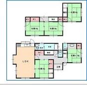 Floor plan. 14.5 million yen, 5LDK, Land area 203.7 sq m , Building area 109.3 sq m