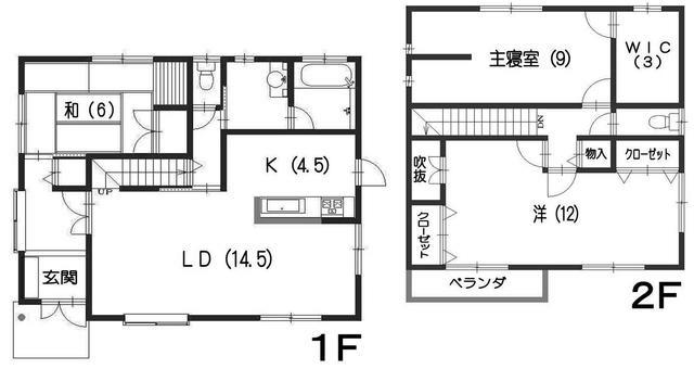 Floor plan. 27.5 million yen, 3LDK+S, Land area 209.19 sq m , Building area 124.41 sq m