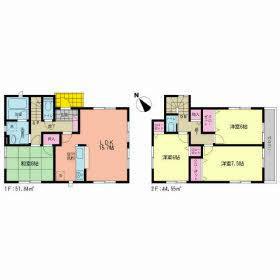 Floor plan. 20.8 million yen, 4LDK, Land area 154.71 sq m , Building area 96.39 sq m