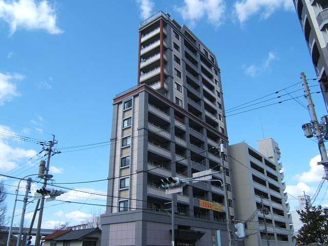 Building appearance. Nice appearance of tiled