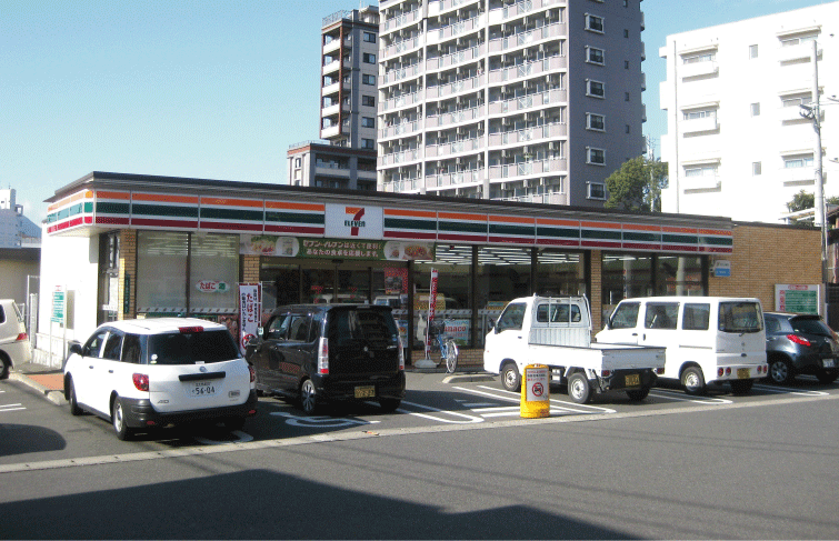 Convenience store. Seven-Eleven Kokura how 1-chome (convenience store) up to 100m