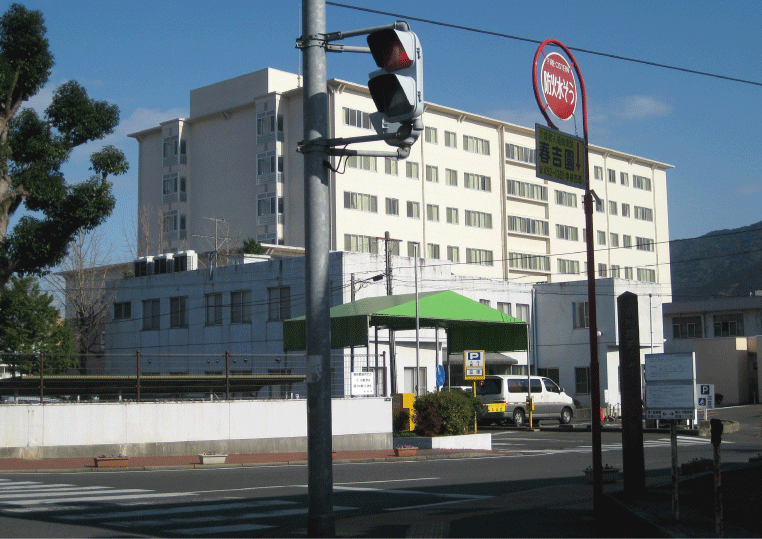 395m to the National Hospital Organization Ogura Medical Center (hospital)
