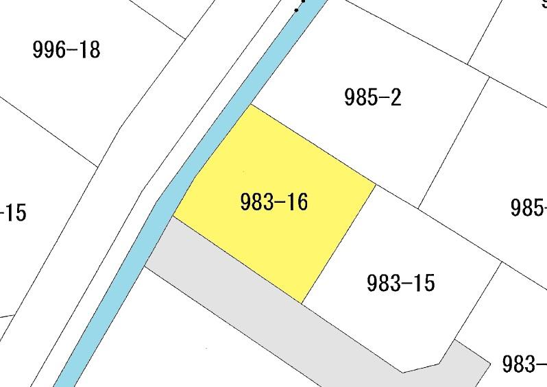 Compartment figure. Land price 8.8 million yen, Land area 162.75 sq m