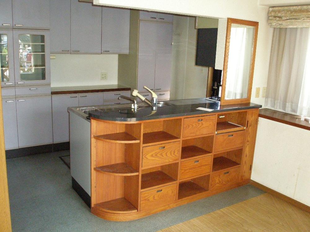 Kitchen. There is storage space