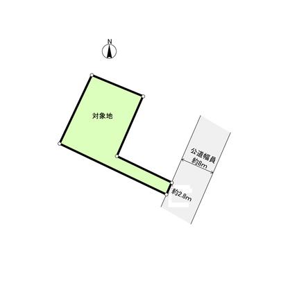 Compartment figure. Land price 13.8 million yen, Land area 330.11 sq m