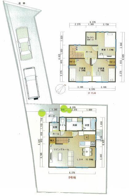 Floor plan. 22,400,000 yen, 3LDK, Land area 173.26 sq m , Building area 81.83 sq m