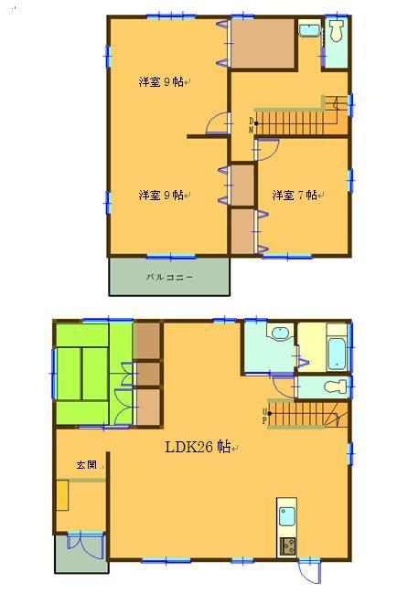 Floor plan. 26,800,000 yen, 4LDK, Land area 219.95 sq m , Building area 142 sq m