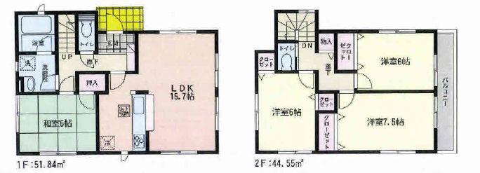 Floor plan. 17.8 million yen, 4LDK, Land area 154.66 sq m , Building area 96.39 sq m   ◆ Close to a convenient location to the super and convenience store !! shopping.   ◆ TEL: 0800-808-9366 *: You can guide you on the same day *