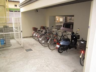 Other common areas. There bicycle parking stations