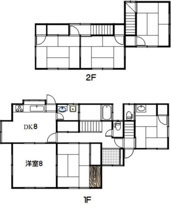 Floor plan. 14.5 million yen, 6DK, Land area 203.7 sq m , Building area 109.3 sq m