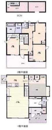 Floor plan. 38 million yen, 4LDK + S (storeroom), Land area 184.28 sq m , Building area 141.42 sq m