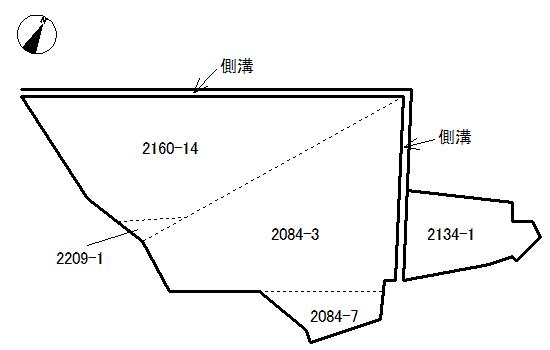 Compartment figure. Land price 9 million yen, Land area 1,635.96 sq m