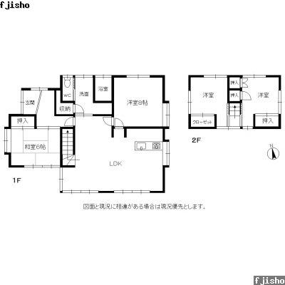 Floor plan. 17.5 million yen, 4LDK, Land area 226.51 sq m , Building area 102.44 sq m