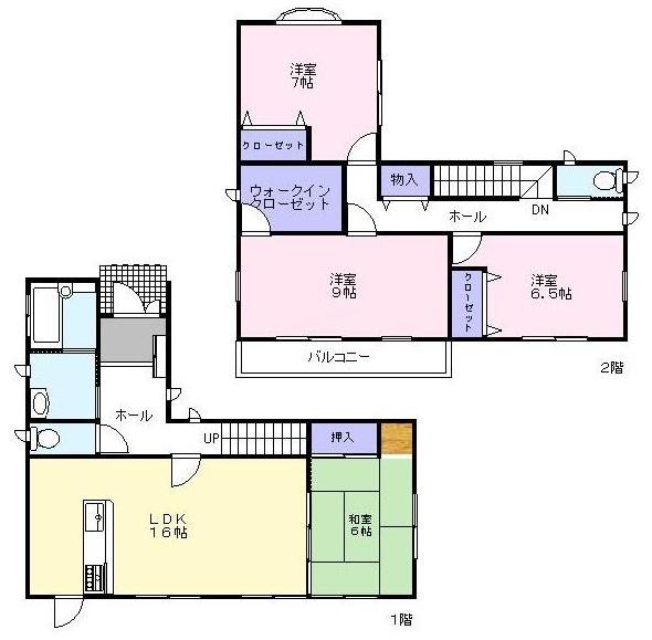 Floor plan. 23.5 million yen, 4LDK, Land area 157.81 sq m , Building area 115.92 sq m