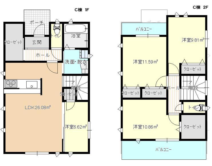 Other. ■ Entrance right of the closet is convenient.