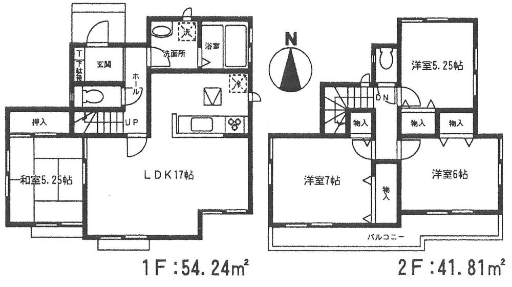 Floor plan. 26,800,000 yen, 4LDK, Land area 156.85 sq m , Building area 96.05 sq m