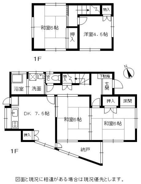 Floor plan. 8.3 million yen, 4LDK+S, Land area 103.01 sq m , Building area 71.2 sq m